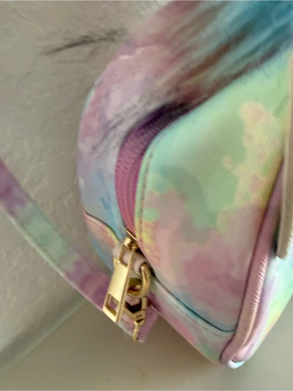 New girls Under One Sky Pastel Rainbow Unicorn-Cat Crossbody Bag with Pink